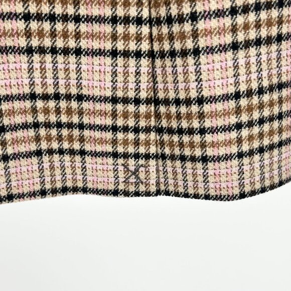 NWT Maje Valilo Plaid Wool Blend Blazer Jacket - Picture 5 of 7